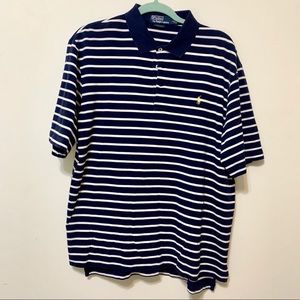 Polo Ralph Lauren Navy & White Large Golf Shirt